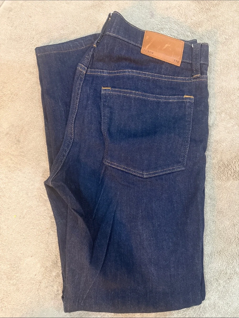 J. Crew Men's Indigo Straight Jeans